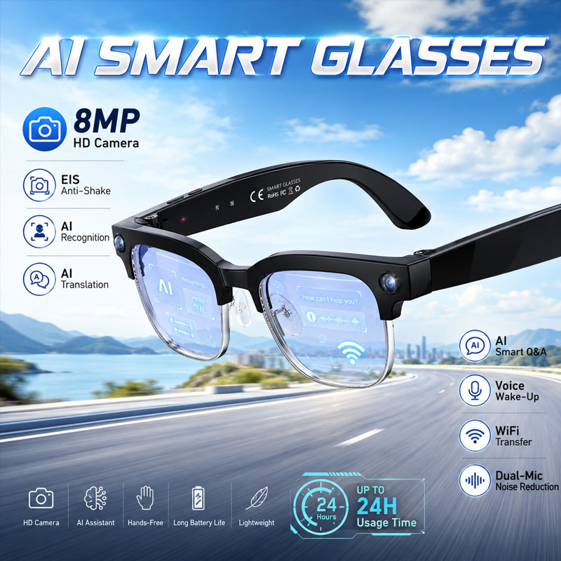 Smart Glasses Lens - W630 HeyCyan Gafas Inteligentes con Activación
