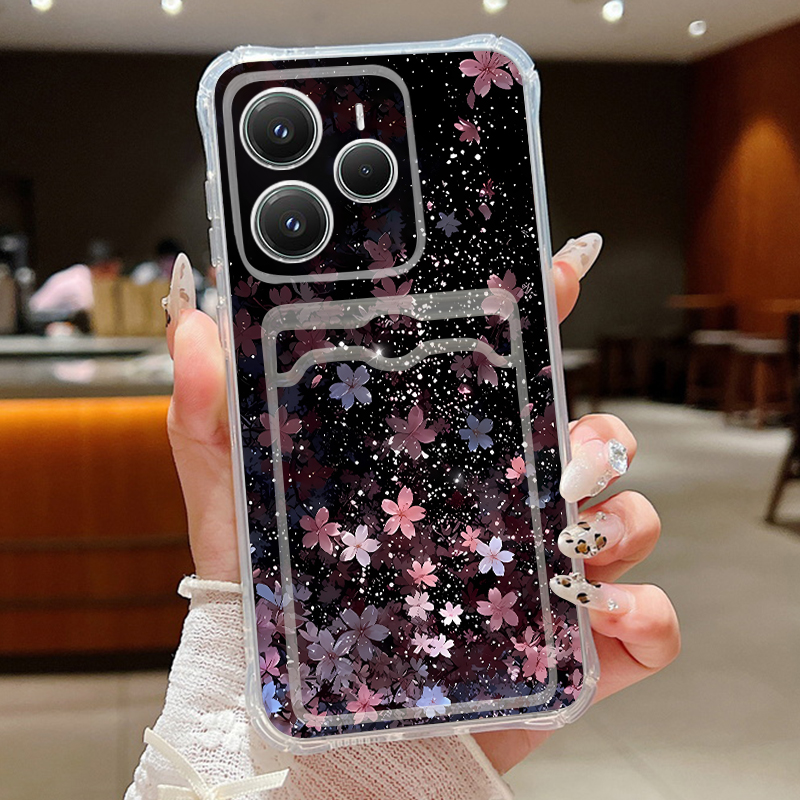 Xiaomi Redmi Note 14 - Funda con bolsillo para tarjetas para