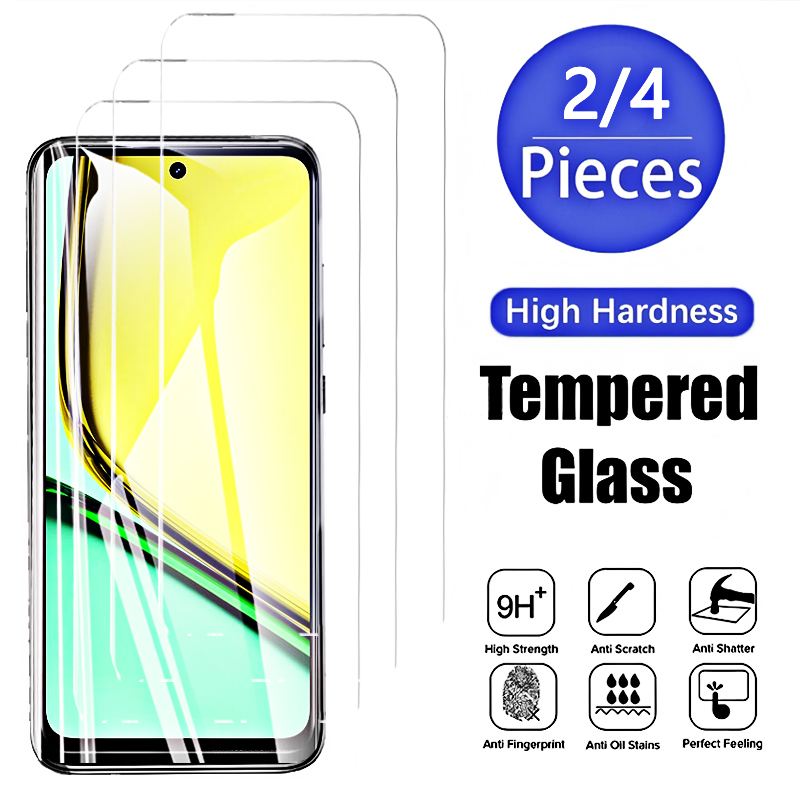 Realme C67 - 4/2 Protectores de Pantalla de Vidrio