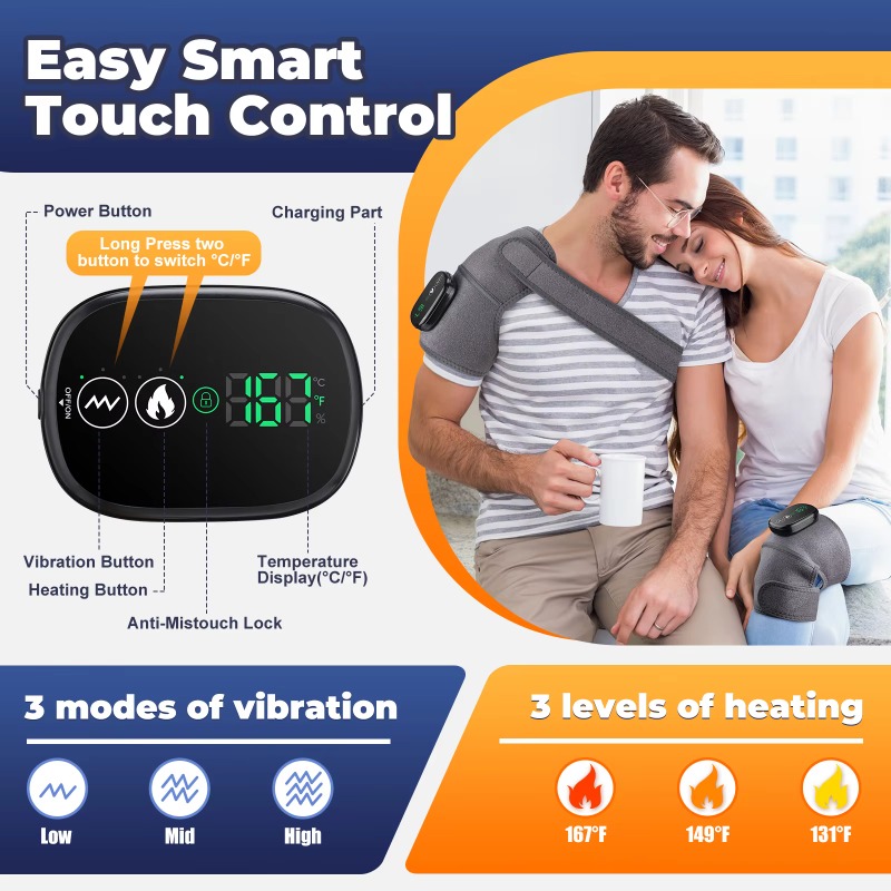 Masaje inteligente para alivia - Smart Knee Wrap reseña y precio
