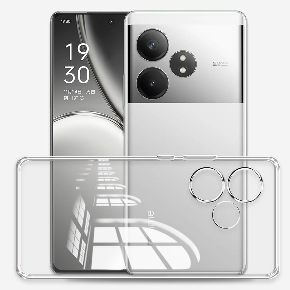 Para Realme GT 6T funda de sil - Realme Gt 6 reseña y precio