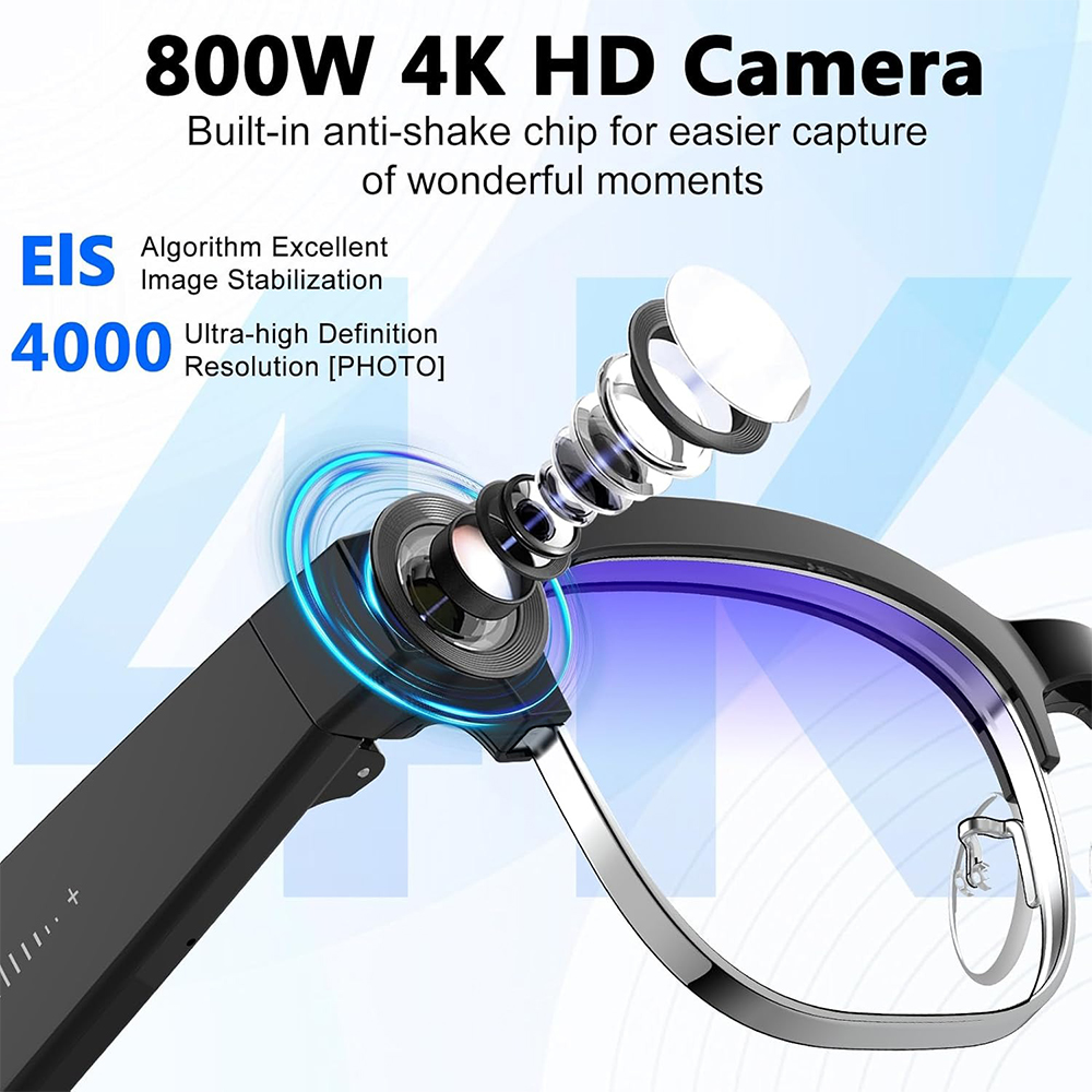 Gafas Inteligentes 4K con IA,  - Smart Glasses Lens reseña y precio
